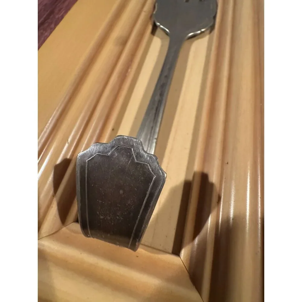 2 Handmade Silverware Wall Hangings with Hooks – Super‎ Unique! 🍴✨